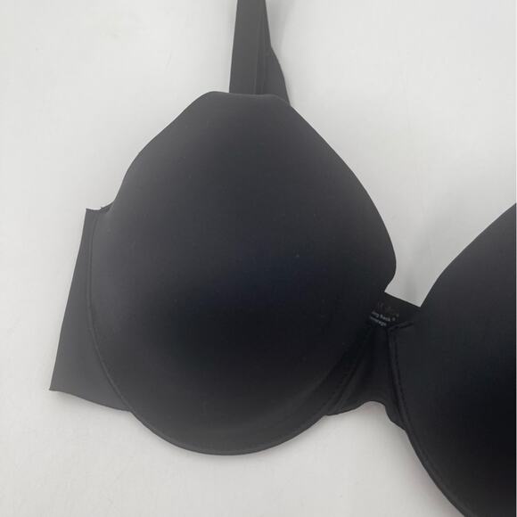 NEW SOMA Bra 32C Vanishing Back Full Coverage Black Intimates Comfy Casual NWOT - Picture 3 of 11